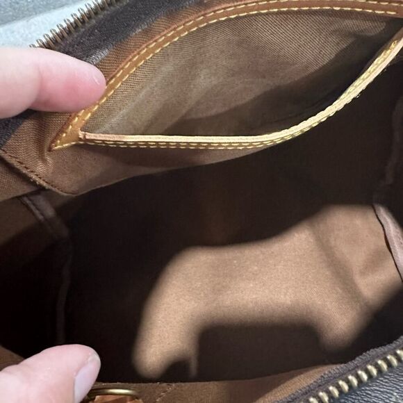 Louis Vuitton Dark Brown Monogram Satchel - Picture 12 of 14